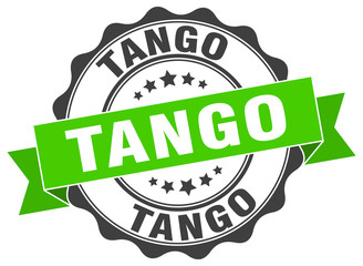 tango stamp. sign. seal