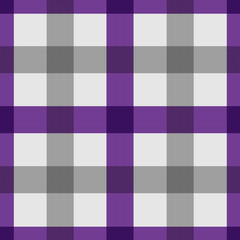 Seamless plaid tablecloth pattern background, purple,  illustration