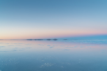 Sunrise on the Salar de Uyuni