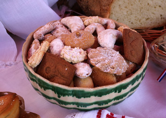 Delicious homemade cookies 