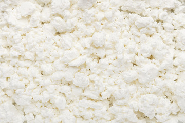 Cottage cheese top view