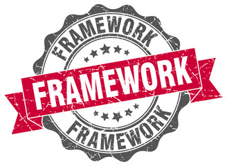 framework stamp. sign. seal