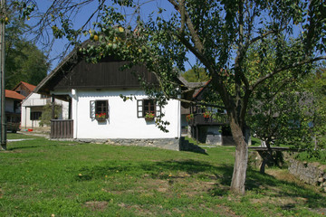Fototapeta na wymiar Old country house in central Europe - Croatia