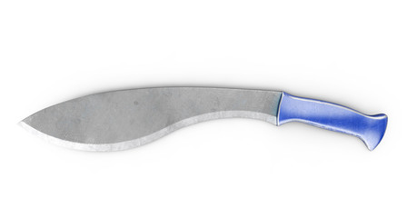 Machete on white background 3d illustration