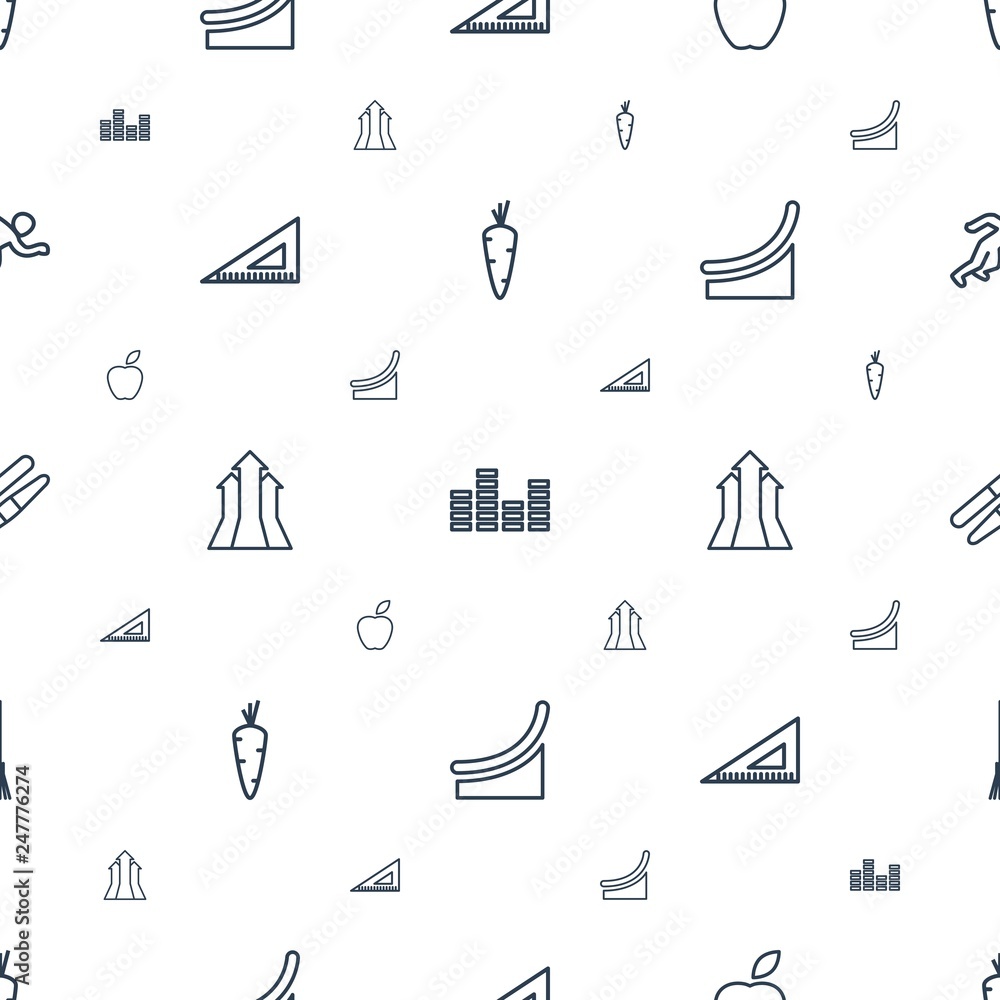 Poster concept icons pattern seamless white background