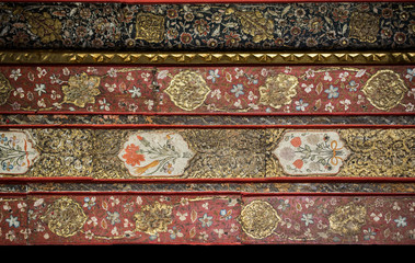 Floral art pattern example of the Ottoman time