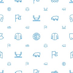 collection icons pattern seamless white background