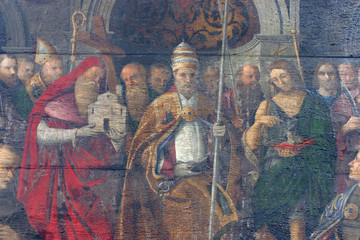 Saint Jerome, Peter and John the baptist