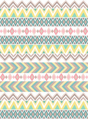 Vector image of bright small ornaments in boho style. Hand-drawn illustration by national American motifs for baby, cards, flyers, posters, prints, holiday, child, background, decor, home