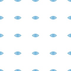 Auge Symbol Muster nahtloser weißer Hintergrund