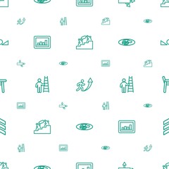 up icons pattern seamless white background