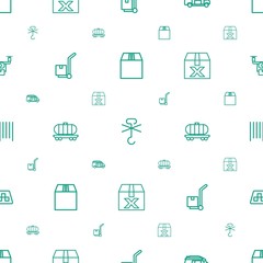delivery icons pattern seamless white background