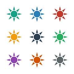 sun icon white background