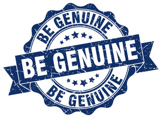 be genuine stamp. sign. seal