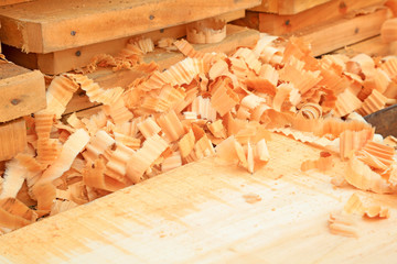 wood shavings