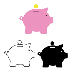 Icon-Pink Piggy Bank