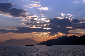 Early morning on Adriatic Sea