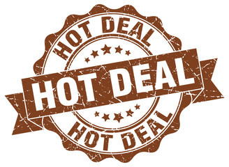 hot deal stamp. sign. seal