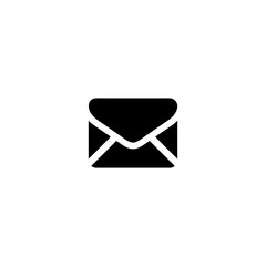 Black back closed envelope
