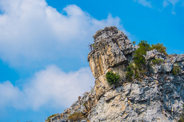 A small mountain on the way.4