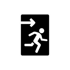 Emergency exit icon