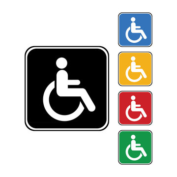 Disabled icon logo