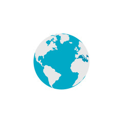 Globe simple icon