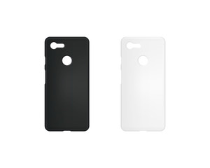 A set of phone covers. Realistic templates for design.