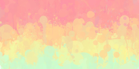 Fototapeta na wymiar Colorful brush strocke background abstract texture splash stain