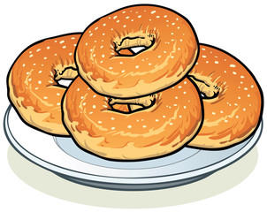 Fresh bagels