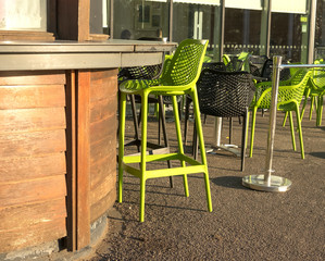 Modern outdoor bar stool