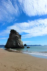 Gordijnen Cathedral Cove on the Coromandel Penninsula, New Zealand. © reindo