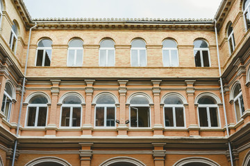 Obraz premium Cloister of a religious college.