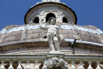 Obraz premium Statue of Angel Basilica Santa Maria della Steccata, Parma, Italy