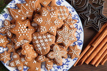 Gingerbread cookies.