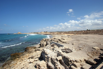 Ancient city Caesarea from Israel