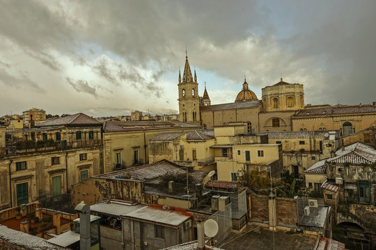 cartolina di Acireale imbiancata - 101