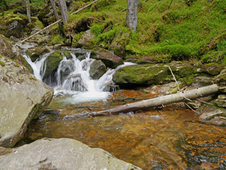 Rieslochwasserfälle - Risslochwasserfälle bei Bodenmais, größter Wasserfall im Bayerischen Wald