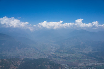 Sarankot Pokhara  Nepal paragliding