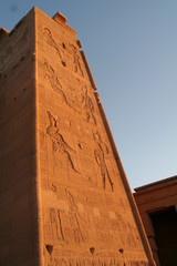 Isis Temple Philae Island Aswan Egypt 