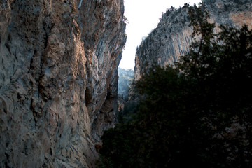 Fototapeta na wymiar panoramic landscape of the Turkish mountains 