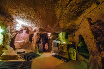 Kaymakli Underground City is contained within the citadel of Kaymakli in the Central Anatolia...