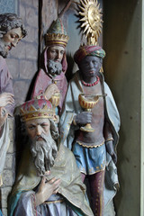 Fototapeta premium Nativity Scene, Adoration of the Magi