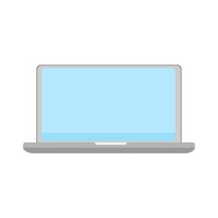 Laptop icon. Computer symbol. Information Technology, PC button.