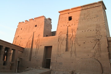 Temple Of Isis Philae Island Aswan Egypt
