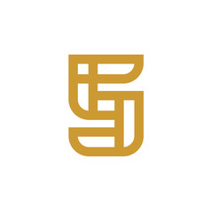 letter S with style tribal monoline. vector logo icon concept illustration