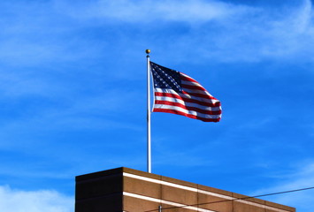 American flag - San Francisco - America