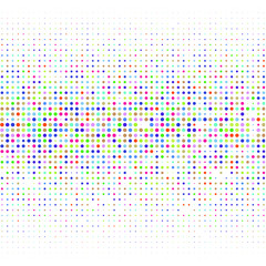 The colored dots on white background   for text, logo, banner, poster, label, sticker, layout. 