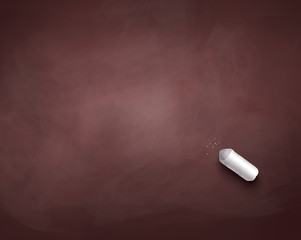 Vector brown chalkboard background texture