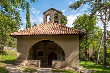 Friedhofskapelle Maria im Fels in Beram in Kroatien